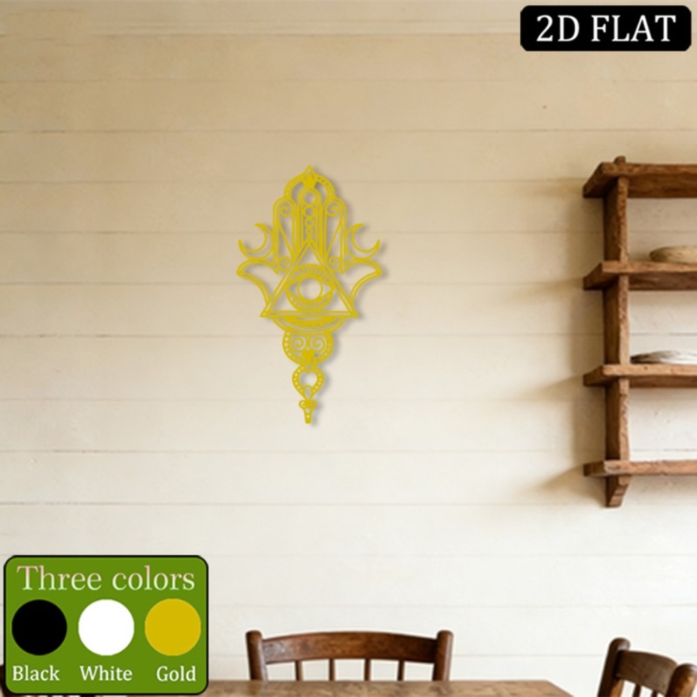 Art & Craft Village Pondicherry - CIFBUY لوحة جدارية معدنية بتصميم همسة