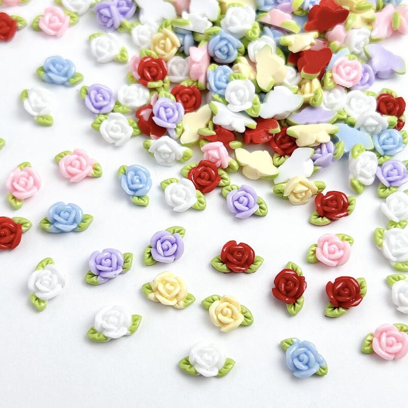 Art Craft Rose - 30 قطعة الراتنج روز مسمار الفن