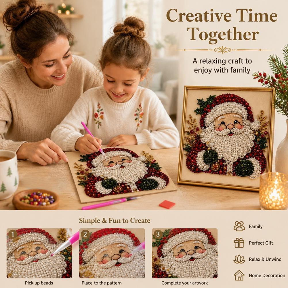 طقم فني لتطريز اللؤلؤ على شكل  - مراجعة Art Craft Kits For Adults وسعره