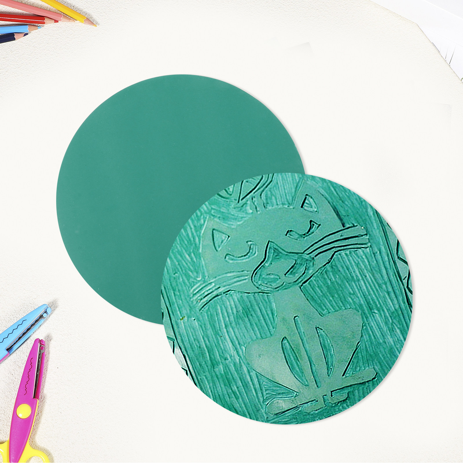 4 قطع من ألواح النقش البلاستيك - مراجعة Art Craft Board وسعره