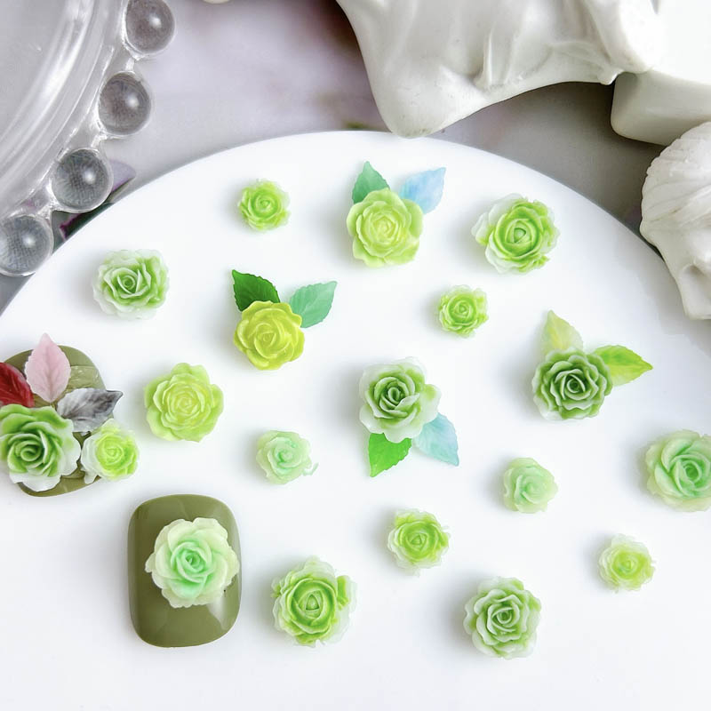 50 قطعة عشوائية مختلطة الراتنج - مراجعة Art Craft Rose وسعره