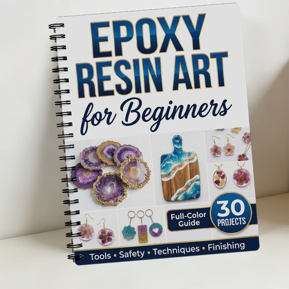دليل فن الإيبوكسي خطوة بخطوة:  - مراجعة Art Craft Book وسعره