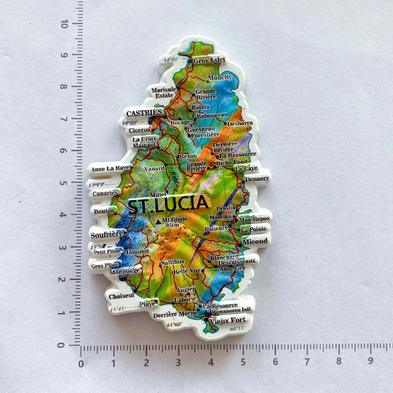 قطعة واحدة، تذكارات سانت لوسيا - مراجعة Art Craft Magnet وسعره