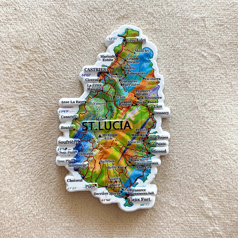 قطعة واحدة، تذكارات سانت لوسيا - مراجعة Art Craft Magnet وسعره