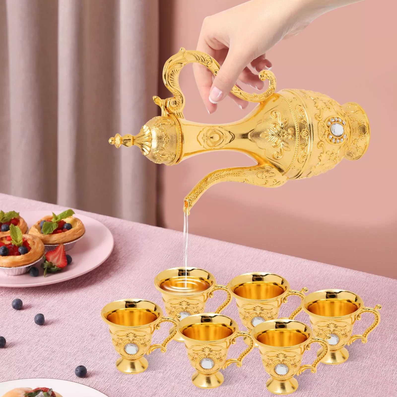 الإبداعية الأوروبية طقم شاي تر - مراجعة Art Craft Restaurant وسعره