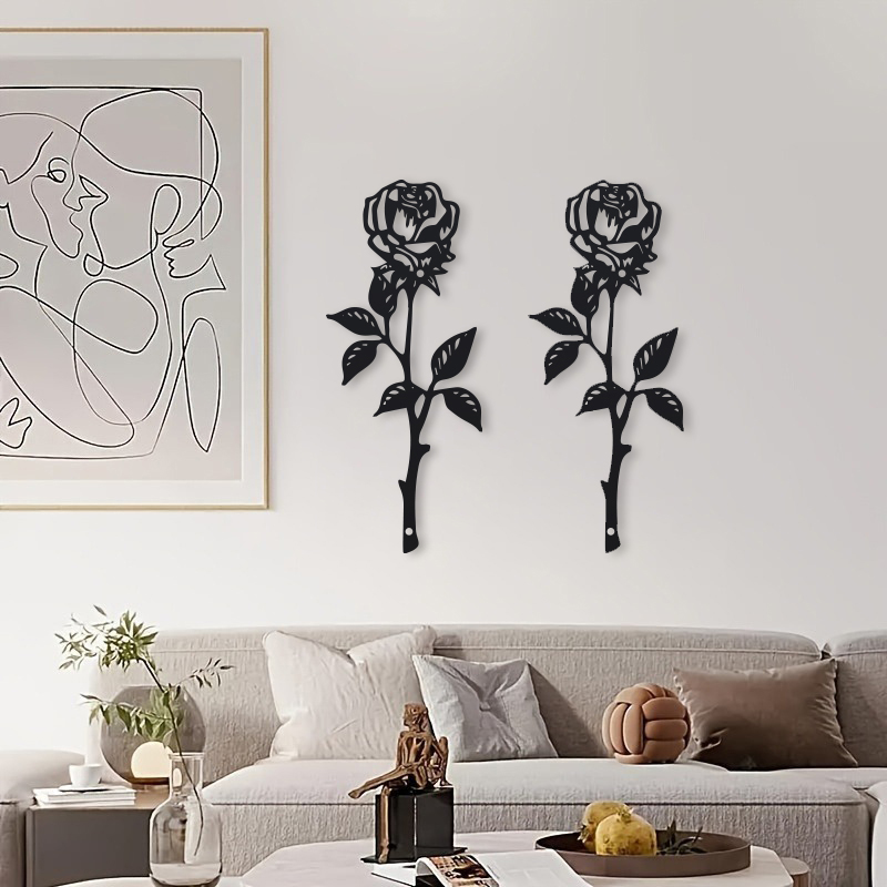قطعة واحدة من زينة الحائط المع - مراجعة Art Craft Rose وسعره